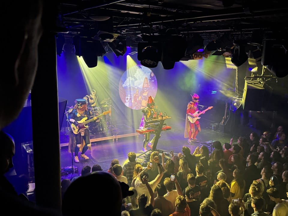 TWRP the band performing on stage